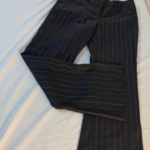 New Generation The Day's Black and White Pinstripe Wide Leg Pants